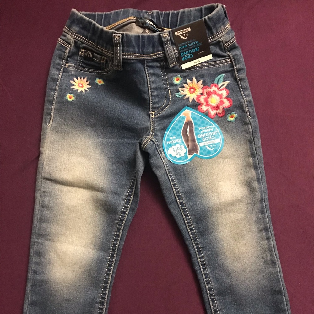 NWT Girls XS (4-5) Jordache Cropped Jeggings